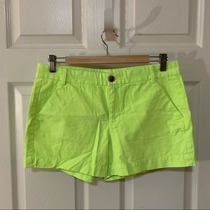 NWT Gap Neon Khaki Sunkissed Shorts